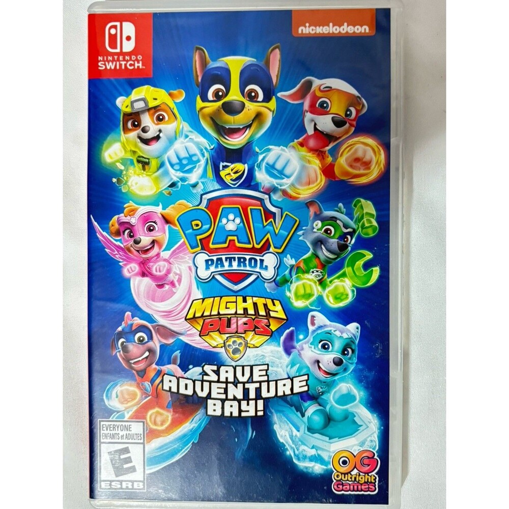 Nintendo Switch PAW Patrol Mighty Pups Save Adventure Bay